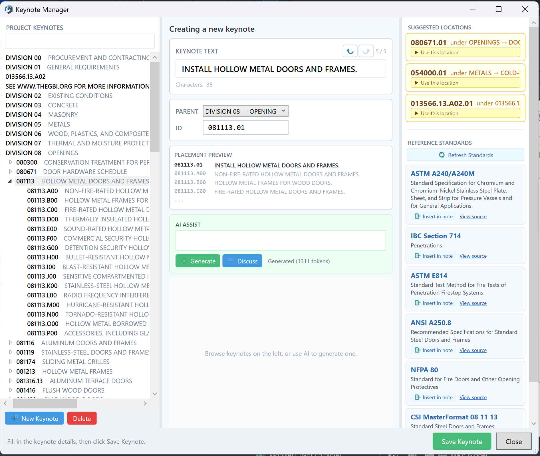 Smart Keynotes — Keynote Manager